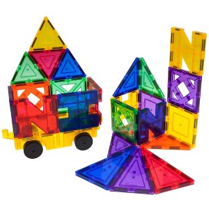 PICASSO-TILES 3D Magnetic Building Blocks Kit, Inspirational Construction Toys, STEM Playboards & Felt Tiles, Creativity & Educational Play for Kids - 1 of 4