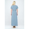 WEST K Women's Georgia Faux Wrap Dress with High-Low Hem and Tie Waist - 2 of 3