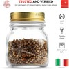 Bormioli Rocco Quattro Stagioni 5 oz Glass Preserving Jar (Set of 4) - Wide‑Mouth Twist‑Top Canister with Airtight Seal - Made in Italy, BPA‑Free - 4 of 4