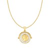 Ross-Simons Genuine Lira Coin Necklace in 18kt Gold Over Sterling From Italy Size - 4 of 4