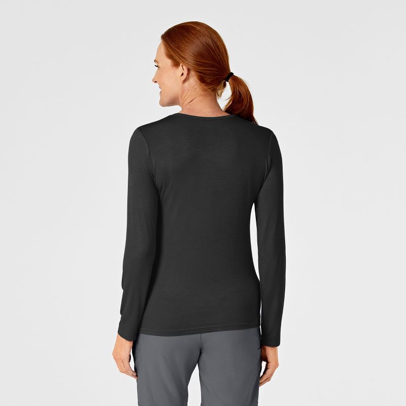 Wink Knits and Layers Women's Long Sleeve Silky Tee, 2 of 8
