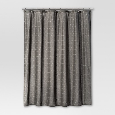 Geometric Shower Curtain Gray - Threshold™