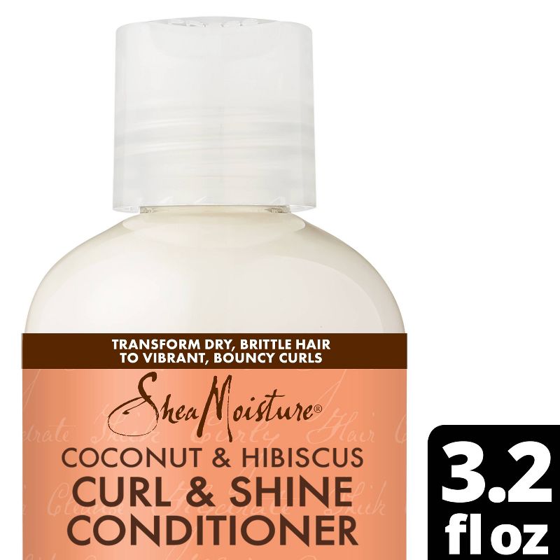 SheaMoisture Coconut & Hibiscus Curl & Shine Conditioner For Thick Curly Hair, 1 of 14