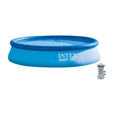 Intex 28141EH 13ft x 33" Easy Set Inflatable Swimming Pool w/530 GPH Filter Pump