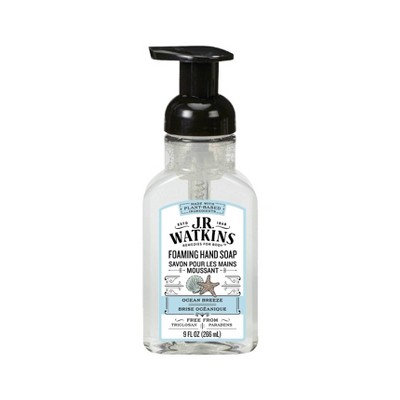 J.R. Watkins Ocean Breeze Foaming Hand Soap - 9oz