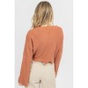 Women's Bell Sleeve Cropped Sweater - dee elly - 4 of 4