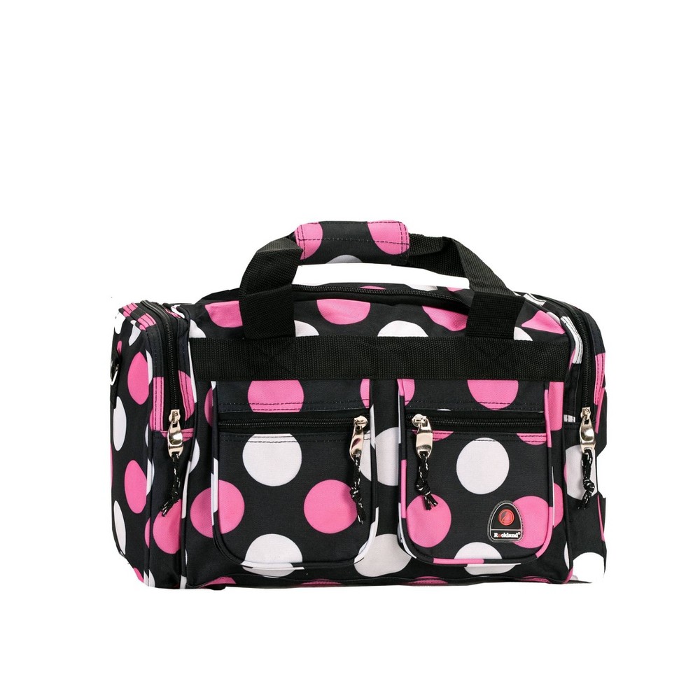 Photos - Travel Bags Rockland 31L Duffel Bag - New Multi Pink Dot 