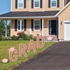 Big Dot of Happiness Rose Gold Grad - Yard Sign Outdoor Lawn Decorations - Graduation Party Yard Signs - Grad - 2 of 4