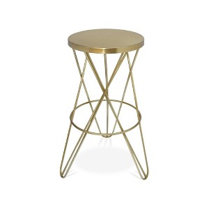 Meridian Furniture,Mercury Gold Iron Bar Stool - 1 of 4