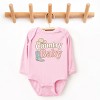 Country Baby Outline Pastel - Baby Long Sleeve Bodysuit - 2 of 4