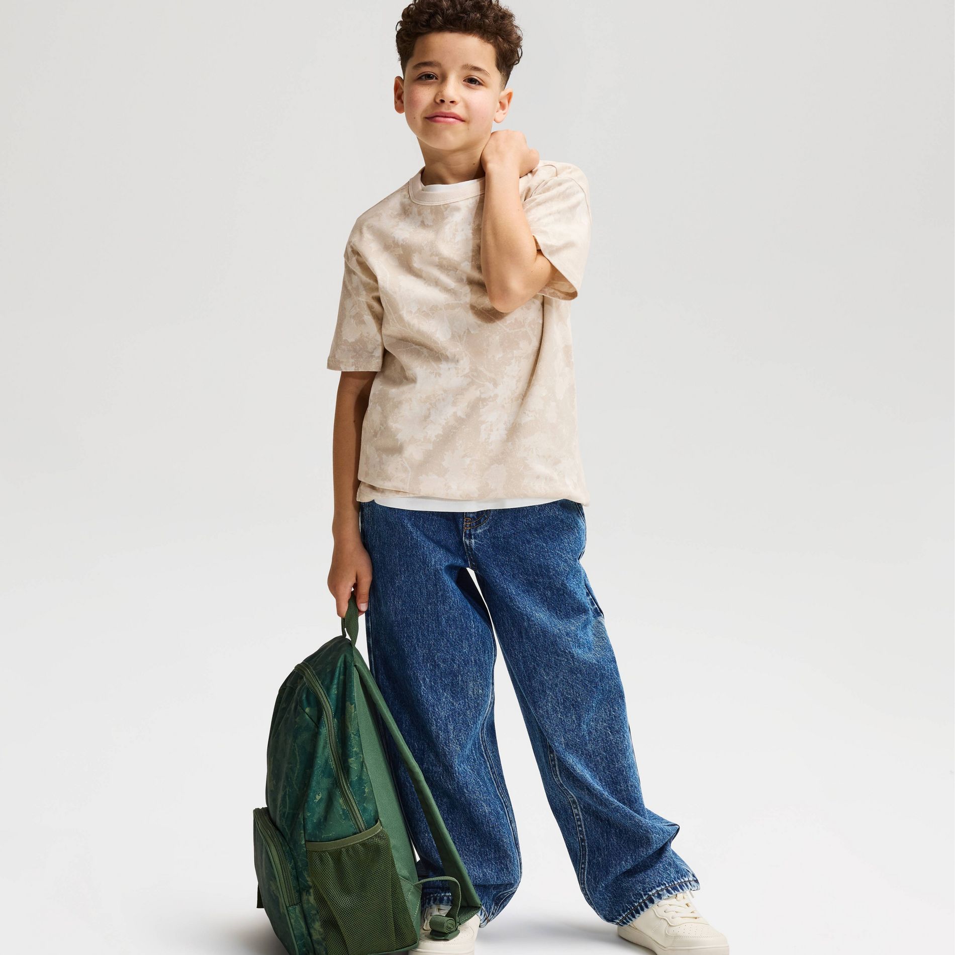 Boys' Short Sleeve 100% Cotton Camo Printed Relaxed Fit T-Shirt - Cat & Jack™