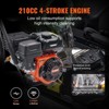 VEVOR Gas Pressure Washer, 3400 PSI 2.6 GPM, Gas Powered Pressure Washer with Aluminum Pump, Spray Gun and Extension Wand, Black - 4 of 4