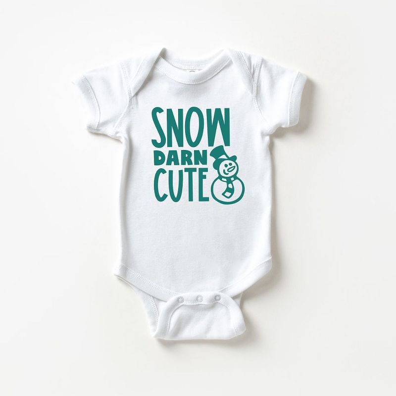 The Juniper Shop Snow Darn Cute Baby Bodysuit, 1 of 3