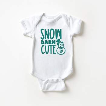 The Juniper Shop Snow Darn Cute Baby Bodysuit