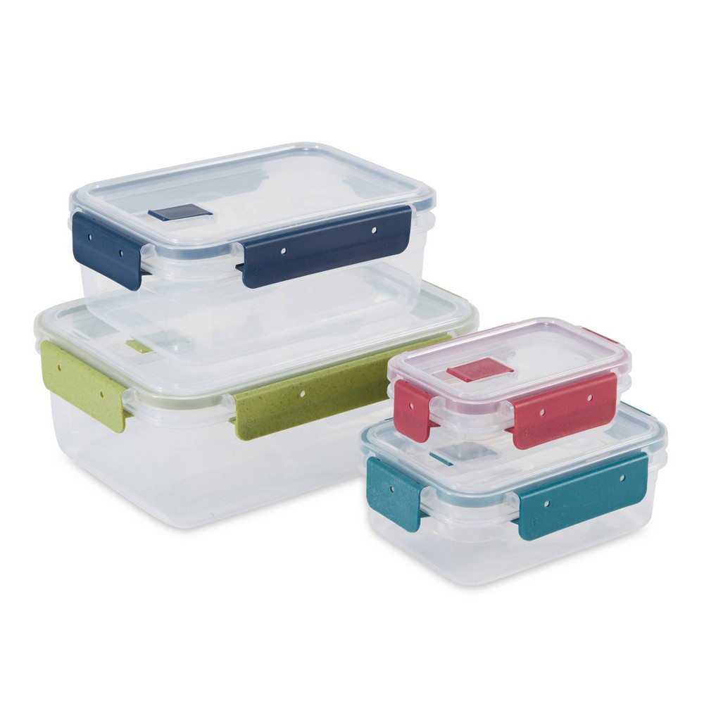 Photos - Food Container Simply Green Eco Click Food Storage Container Sets - 4pc