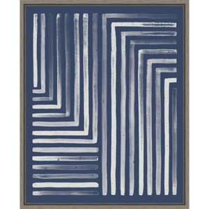 Amanti Art Blue Sunset III by Laura Marshall Canvas Wall Art Print Framed 23 x 28-in. - 1 of 4