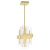 CWI Lighting Millipede 8 in LED Satin Gold Mini Pendant - 4 of 4