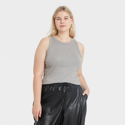 Women's U-neck Slim Fit Tank Top - A New Day™ : Target