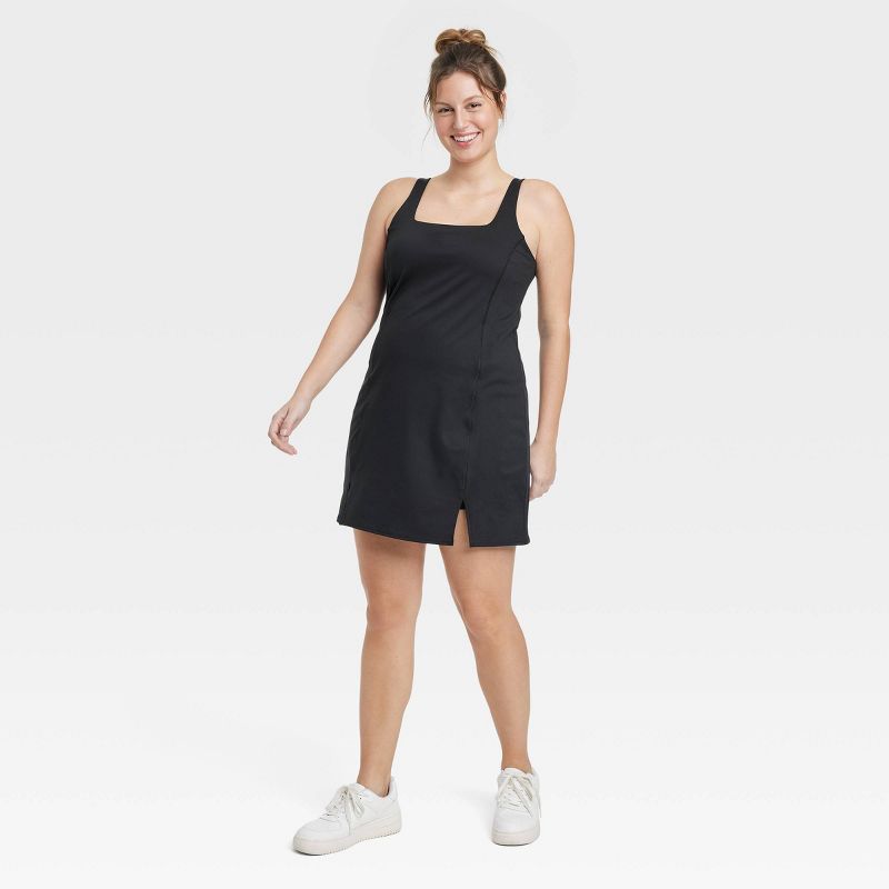 Women's Knit Slit Active Dress - All In Motion™, 3 of 6