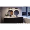 Urban Ambiance Luxury Traditional Bath Vanity Light,  7.75"H x 13.125"W,  Midnight Black Finish, UHP3631 - 2 of 4
