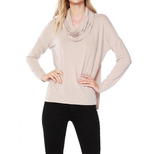 Women's Draped Neck Top - bobi - 1 of 2