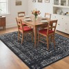Vintage Washable Area Rug – Distressed Non-Slip Stain-Resistant Carpet for Living Room, Bedroom, Office - 4 of 4