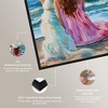Art Remedy Girl and Her Best Friend Colorful Coastal Wall Art Framed - 4 of 4