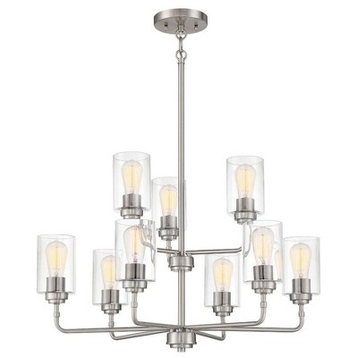 Craftmade Lighting Stowe 9 - Light Chandelier in  Brushed Polished Nickel