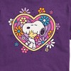 Men's - Peanuts - Hug Heart Flower Short Sleeve Graphic T-Shirt - 2 of 4