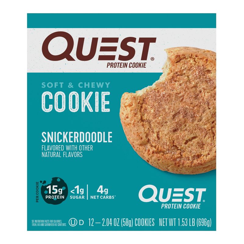 Quest Nutrition Protein Cookie - Snickerdoodle, 4 of 9