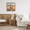 Stupell Industries Cow Of The Desert Floating Frame Canvas Art - 3 of 4