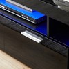 ?Vynxaria 63" LED TV Stand with Toughened Glass Shelf ¨C Modern Media Console for Up to 65" TVs - 4 of 4