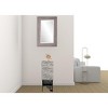 HomeRoots 32" Smoky Gray Oak Accent Cabinet With Three Shelves - 2 of 4