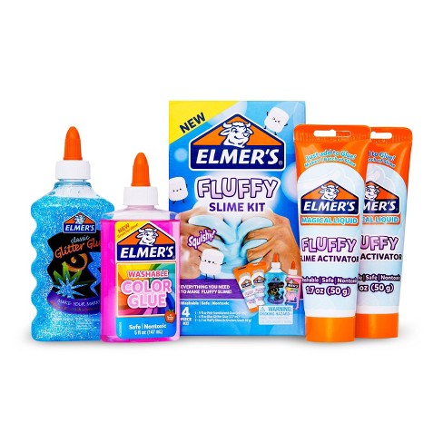 Elmer S 4pc Fluffy Slime Kit Target - roblox slime package