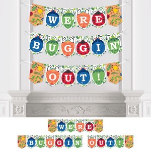 Big Dot of Happiness Buggin' Out - Bugs Birthday Party Bunting Banner - Party Decorations - We're Buggin' Out - 1 of 4