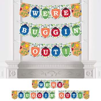 Big Dot of Happiness Buggin' Out - Bugs Birthday Party Bunting Banner - Party Decorations - We're Buggin' Out