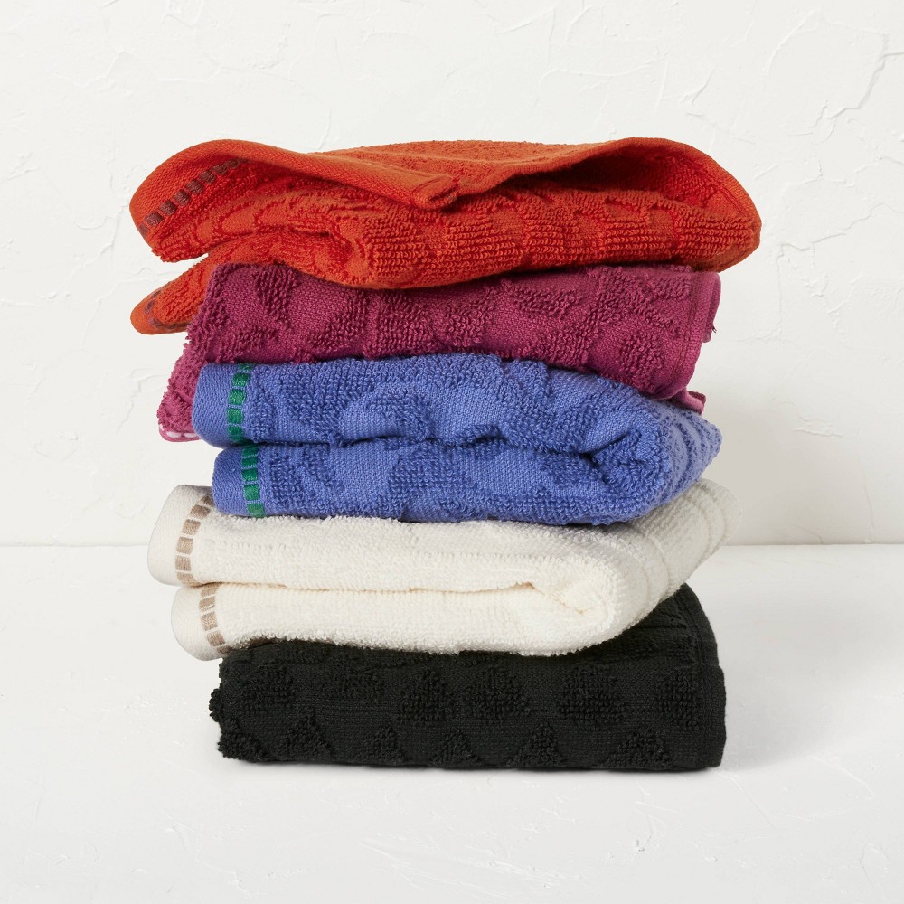 Photos - Towel 5pc Assorted Washcloth Set - Opalhouse™ Designed with Jungalow™