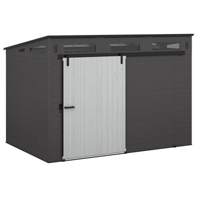 Suncast Modernist 10 ft. x 7 ft. Barn Door Storage Shed