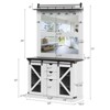 Coat Rack - Hall Tree With Shoe Cubbies and 7 Coat Hooks, 3 Drawers for Hallway, Mudroom Bench With Shoe Storage Bench, Entryway Furniture - 3 of 4