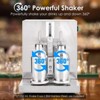 Drink Shaker Set, Cocktail Shaker Martini Shakers Stainless Steel 750ml Double Cup, Electric Ice Shaker for Coffee, Boba - 3 of 4
