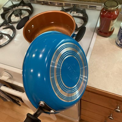 9.25 & 11.25 Copper Ceramic Nonstick Frying Pan Set — Farberware Cookware