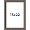 PosterPalooza | Ornate Black Picture Frame - UV Acrylic, Foam Board Backing, Hanging Hardware - 2 of 4