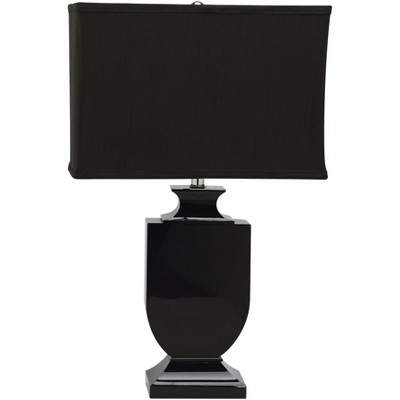 Darcy Black Crystal Urn Lamp - 23.5 Inch Height - LIT4121 - Black/Black - Safavieh