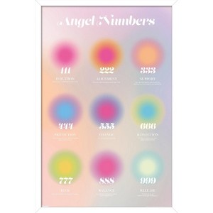 Trends International Reinders: Zen - Angel Numbers Framed Wall Poster Prints - 1 of 4