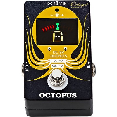 Ortega Octopus Chromatic Pedal Tuner & Power Station