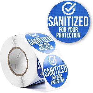 Stockroom Plus 500 Piece Blue Removable Labels, Sanitized for Your Protection, 2 inch - 1 of 4