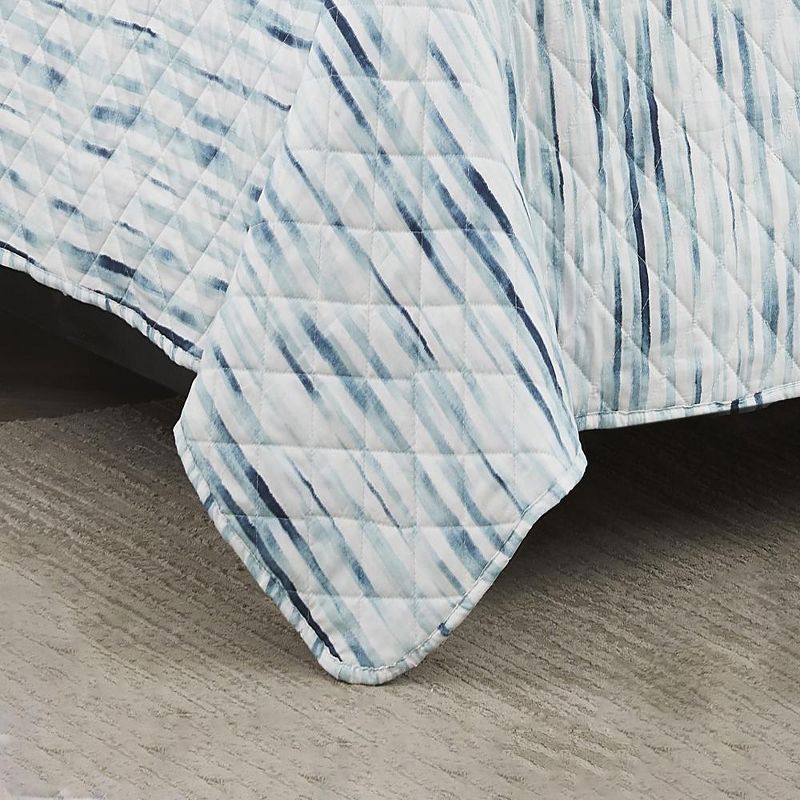 RT Designers Collection Melrose Kyle 3-Pieces Elegant Stitched Quilt Set OB Multicolor, 3 of 5