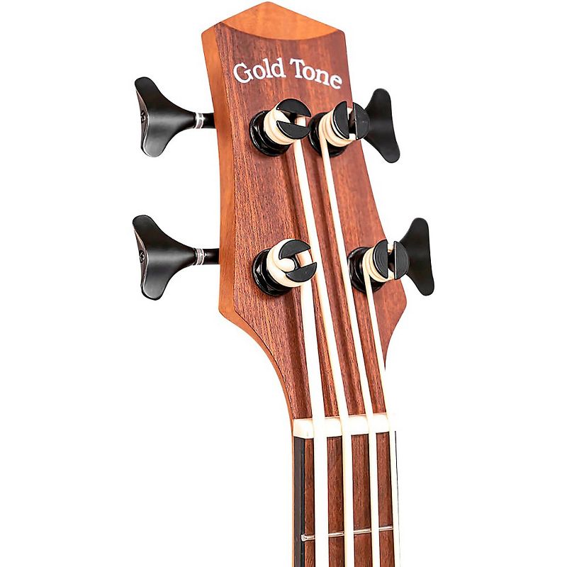 Gold Tone 25" Scale Acoustic-Electric MicroBass Natural, 5 of 7