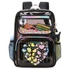 Wikineon Clear Backpack for School, Heavy Duty TPU Transparent Bookbag for Girls Stadium Approved See Through Backpack - 3 of 4