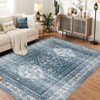 COZONY Large Vintage Area Rug Traditional Distressed Print,Non-Slip Soft for Bedroom, Living Room, Dining Room, Durable Pet-Friendly Home Decor Rug - 4 of 4